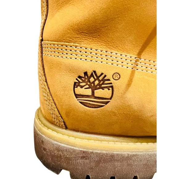 Timberland Men’s Premium Waterproof Wheat Nubuck Leather Boots Sz 13