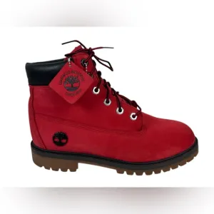 Timberland Premium Boot Primaloft 200g Leather Slip Resistant Red Us Size 6
