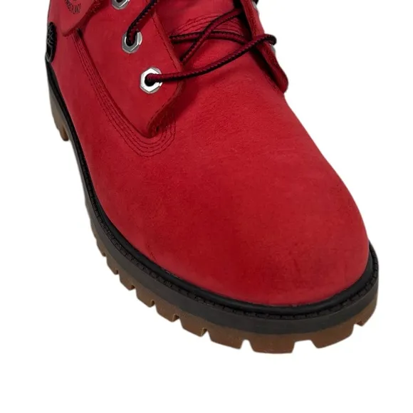 Timberland Premium Boot Primaloft 200g Leather Slip Resistant Red Us Size 6