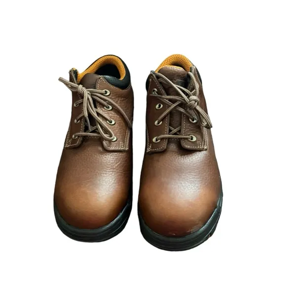 Timberland Pro In Box Titan Oxford Safety Toe Men's Brown Work Shoes Size 9M