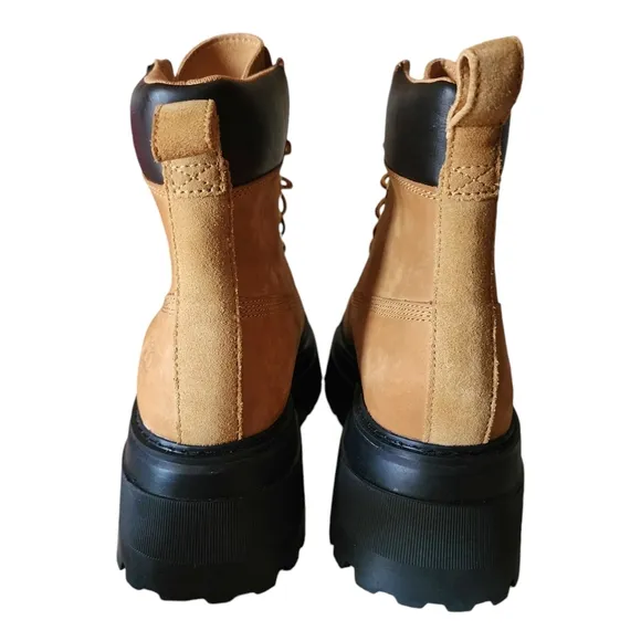 Timberland Sky NWOT Women's Lug Lace-Up Boots ReBOTL Fabric Size 10