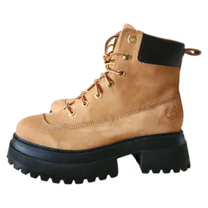 Timberland Sky NWOT Women's Lug Lace-Up Boots ReBOTL Fabric Size 10