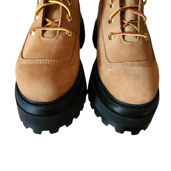Timberland Sky NWOT Women's Lug Lace-Up Boots ReBOTL Fabric Size 10