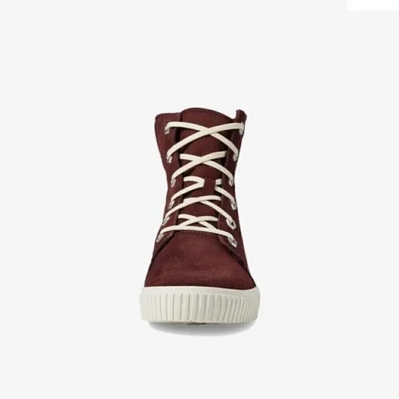 Timberland Women’s Skyla Bay 7&quot; Burgundy Suede Sneaker Boot NIB shoes