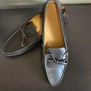 TODS CITY GOMMINO LEATHER DRIVING SHOES Mens Dark Brown Italian Sz 40 US 8