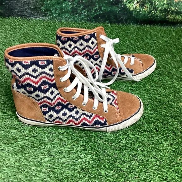 Tory Burch Noah  High Top Sneaker Shoes 9