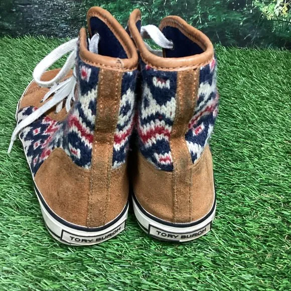 Tory Burch Noah  High Top Sneaker Shoes 9