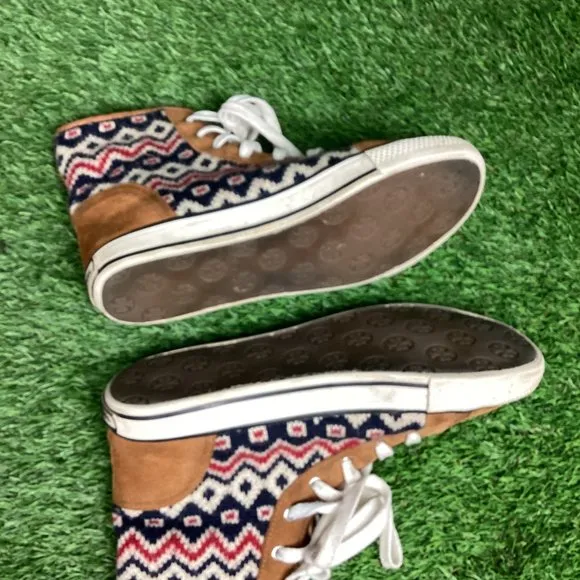 Tory Burch Noah  High Top Sneaker Shoes 9
