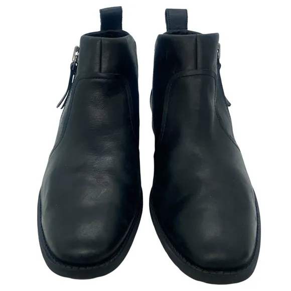 Ugg Aureo Black Waterproof Leather Ankle Boots