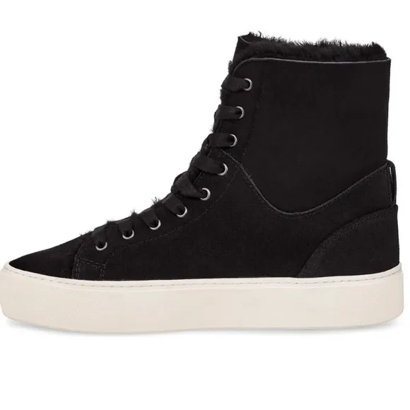 UGG Beven Genuine Shearling High Top Sneaker shoes cy