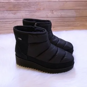 UGG Black Ridge Mini Waterproof Puffer Boots