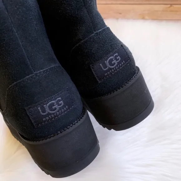 UGG Black Ridge Mini Waterproof Puffer Boots