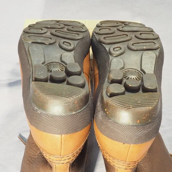 Ugg Boots Womens Size 8 Brown Leather Waterproof Shearling Adirondack Duck Hike