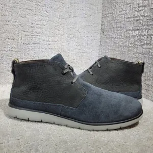 UGG Freamon Men's Size 11 US Treadlite Blue Suede Ankle Waterproof Chukka Boots