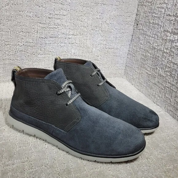 UGG Freamon Men's Size 11 US Treadlite Blue Suede Ankle Waterproof Chukka Boots