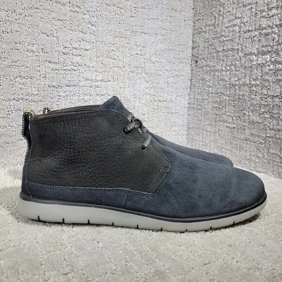 UGG Freamon Men's Size 11 US Treadlite Blue Suede Ankle Waterproof Chukka Boots