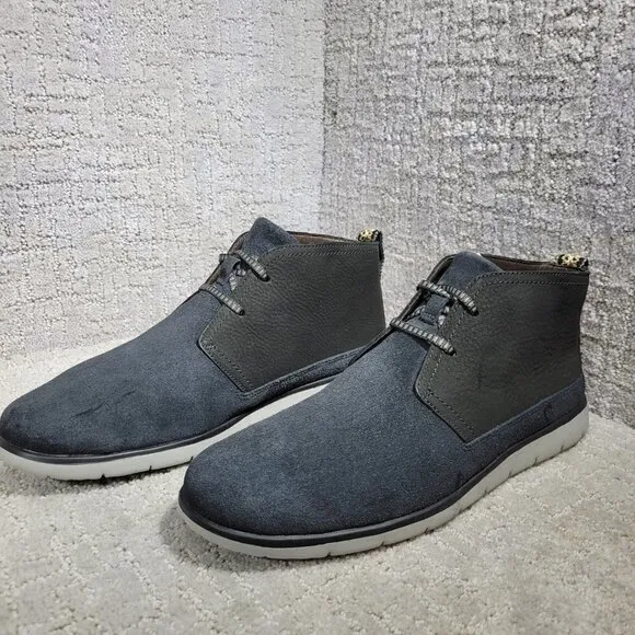 UGG Freamon Men's Size 11 US Treadlite Blue Suede Ankle Waterproof Chukka Boots