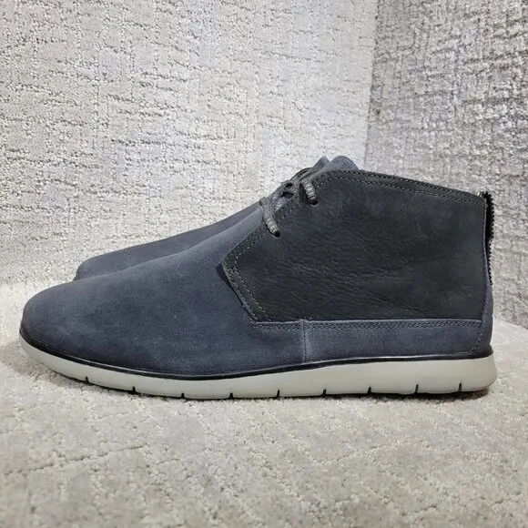 UGG Freamon Men's Size 11 US Treadlite Blue Suede Ankle Waterproof Chukka Boots