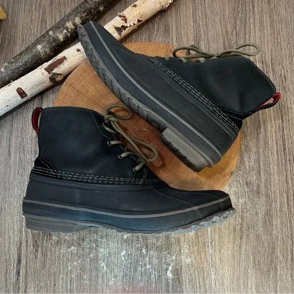 *UGG | Men's Zetik Black Waterproof Leather Boots 1017304 Size 9