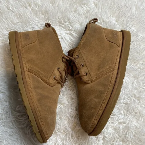 UGG Neumel ll chestnut sheepskin lace up boots