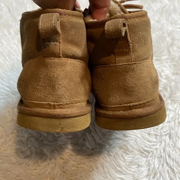 UGG Neumel ll chestnut sheepskin lace up boots