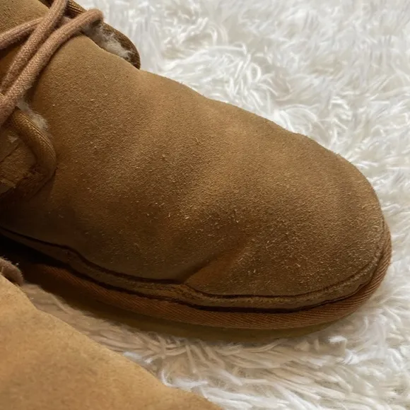 UGG Neumel ll chestnut sheepskin lace up boots