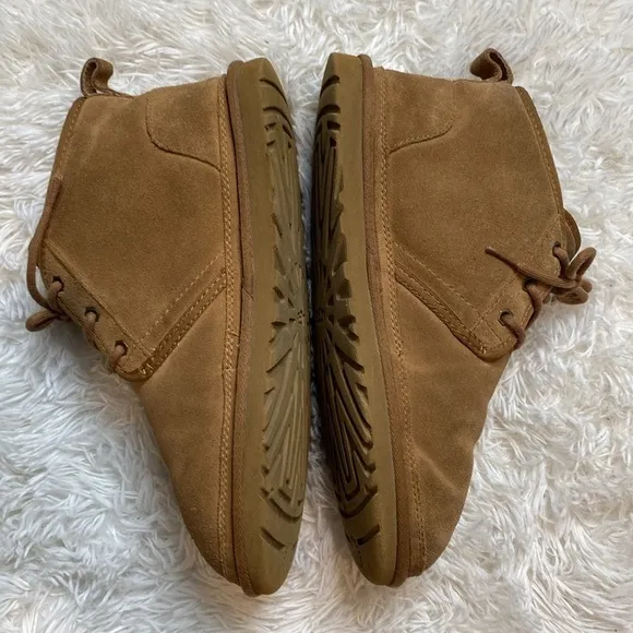 UGG Neumel ll chestnut sheepskin lace up boots