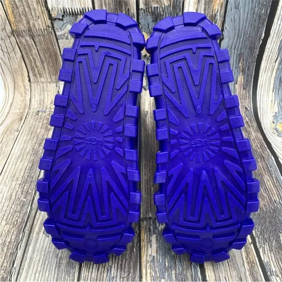 UGG Women Classic Brellah Mini Boot ROYAL BLUE size 6 Waterproof Rain Snow Warm