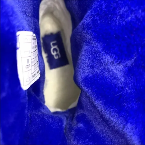 UGG Women Classic Brellah Mini Boot ROYAL BLUE size 6 Waterproof Rain Snow Warm