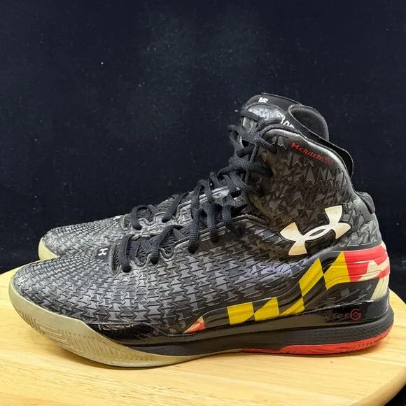 Under Armour Clutchfit Drive 3 High top Sneakers - Maryland Style- Size 10