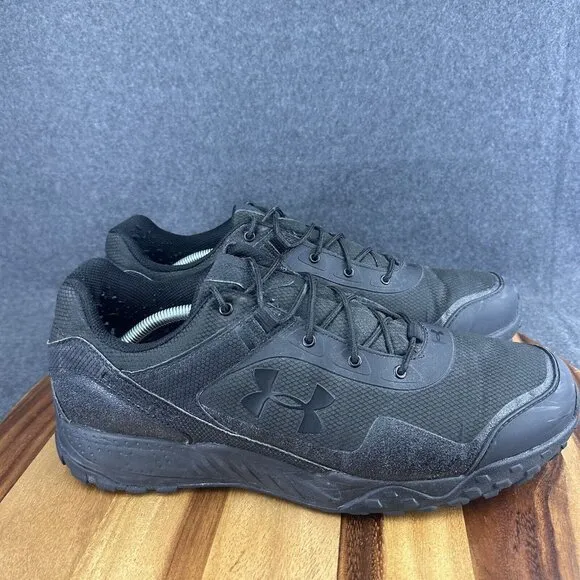 Under Armour Valsetz RTS 1.5 mens Trail Running Shoes Black 3022755-001 Size 14