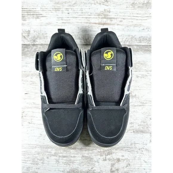 UNWORN Men’s DVS Comanche 2.0 Black/Gray/Green Nubuck Skate Shoes SAMPLE Sz 9