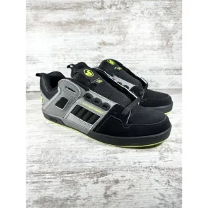 UNWORN Men’s DVS Comanche 2.0 Black/Gray/Green Nubuck Skate Shoes SAMPLE Sz 9
