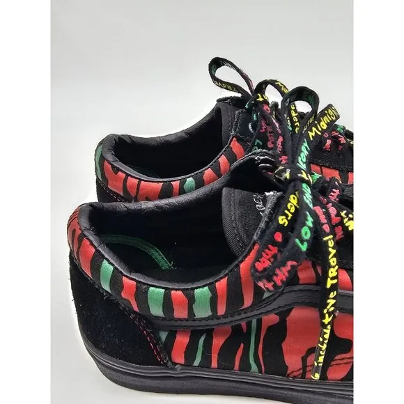 VANS A Tribe Called Quest Old Skool Shoes Mens Size 7.5 Womens 9 Skater Sneaker