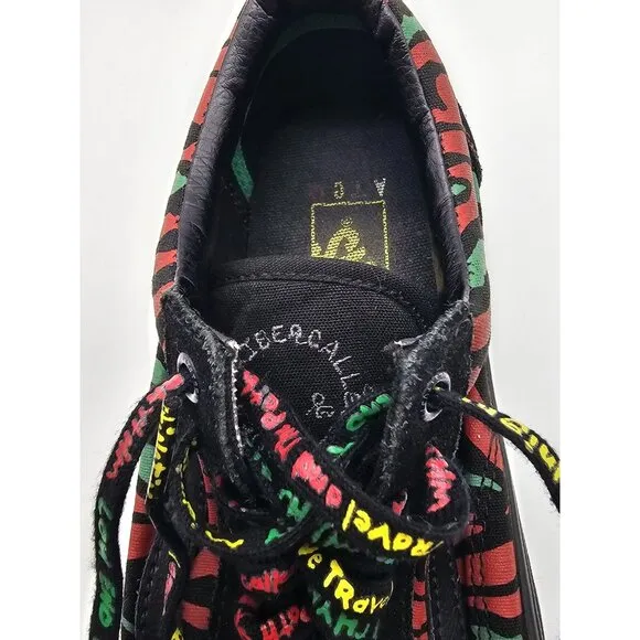 VANS A Tribe Called Quest Old Skool Shoes Mens Size 7.5 Womens 9 Skater Sneaker