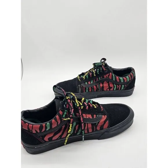 VANS A Tribe Called Quest Old Skool Shoes Mens Size 7.5 Womens 9 Skater Sneaker