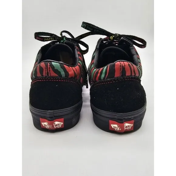 VANS A Tribe Called Quest Old Skool Shoes Mens Size 7.5 Womens 9 Skater Sneaker