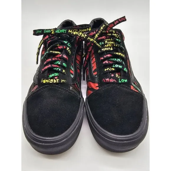 VANS A Tribe Called Quest Old Skool Shoes Mens Size 7.5 Womens 9 Skater Sneaker