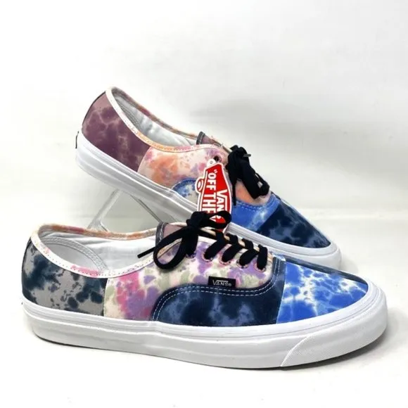VANS Anaheim 44D Skate Shoes Low Multi Blue Canvas Men Size Sneaker VN0A54F9AXJ