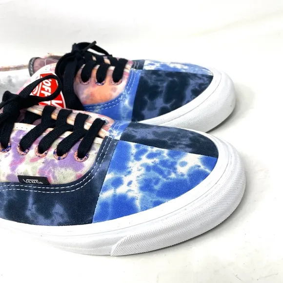 VANS Anaheim 44D Skate Shoes Low Multi Blue Canvas Men Size Sneaker VN0A54F9AXJ