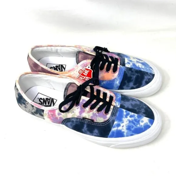 VANS Anaheim 44D Skate Shoes Low Multi Blue Canvas Men Size Sneaker VN0A54F9AXJ