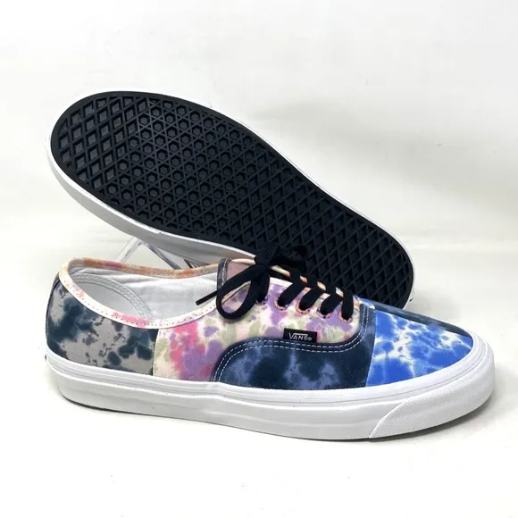 VANS Anaheim 44D Skate Shoes Low Multi Blue Canvas Men Size Sneaker VN0A54F9AXJ