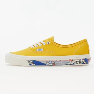 Vans Anaheim Factory Authentic 44 yellow skate shoes size 10