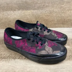 VANS Authentic 44 Dx Anaheim Factory Roses Black Skate Shoes Women's Sz 6.5 NEW