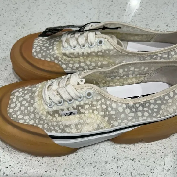 Vans authentic DX modular swap it white dot mesh skate shoes women size 7.5 NWOB