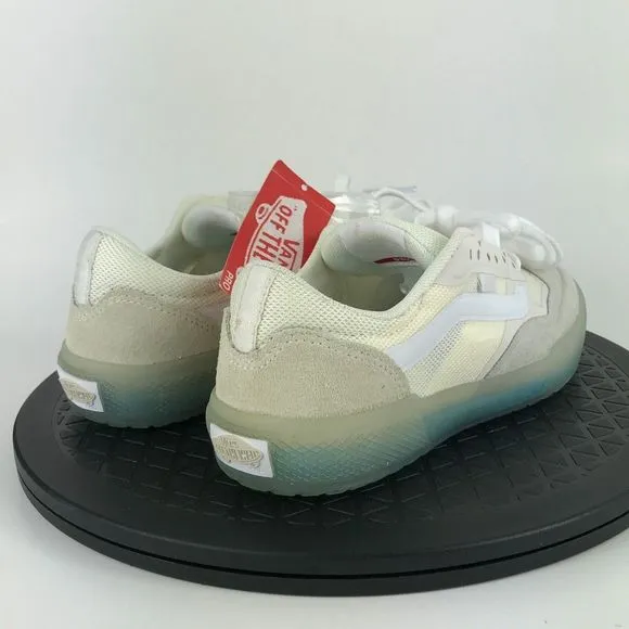 Vans Ave Pro White/Blue Athletic Skate Shoes Youth Size 3.5Y
