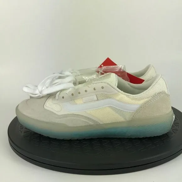 Vans Ave Pro White/Blue Athletic Skate Shoes Youth Size 3.5Y