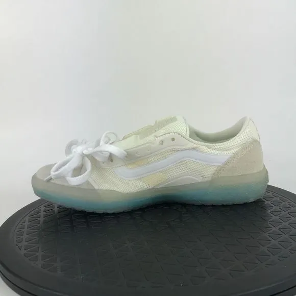Vans Ave Pro White/Blue Athletic Skate Shoes Youth Size 3.5Y