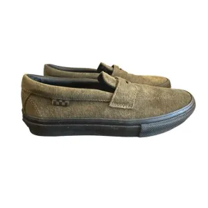 Vans Beatrice Domond Skate Shoes Style 53 Olive Green Loafers Slip On Mens Sz 6
