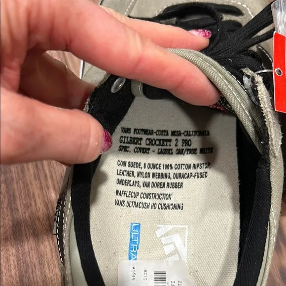 Vans Black and Gray Sneakers NWT